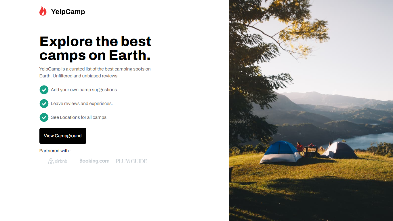 Yelp Camp (Authentication/Firebase)